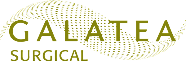 Galatea Surgical logo design.
