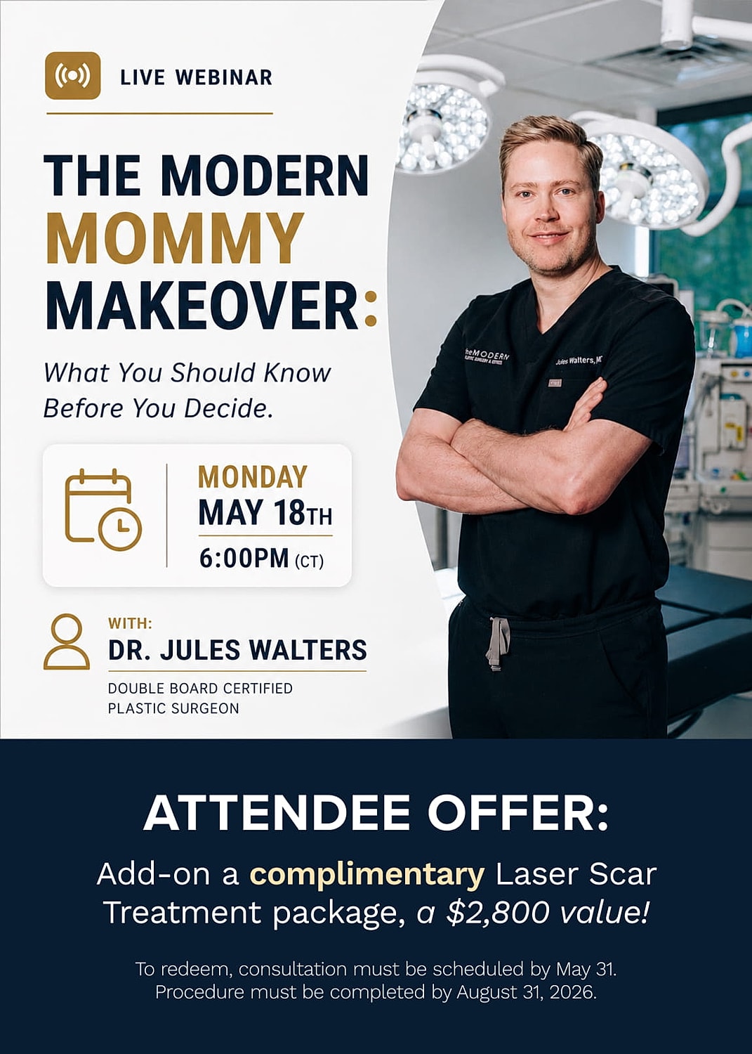 Modern Mommy Makeover webinar with Dr. Jules Walters