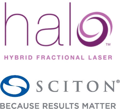 Halo and Sciton logos